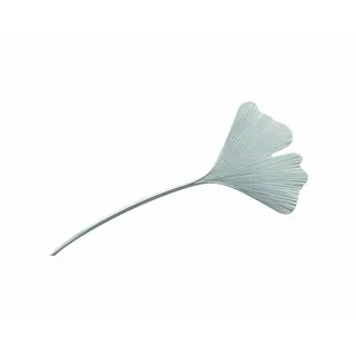 Adelia ́s Brosche 925 Silber Brosche Ginkoblatt, Silberschmuck für Damen silberfarben