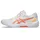 Damen Handballschuhe GEL-TASK Größe 39 1 2 in Grau WHITE/VIVID CORAL