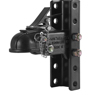 VEVOR Zugkugelkupplung Zugmaul Stahl Kupplungsklaue max. 6804 kg Anhängelast Zugkugelkupplung Anhänger 300 x 96 x 250 mm Kompatible Kugelgröße 58,74 mm Ideal für Ihre Pickups, Kombis und SUVs
