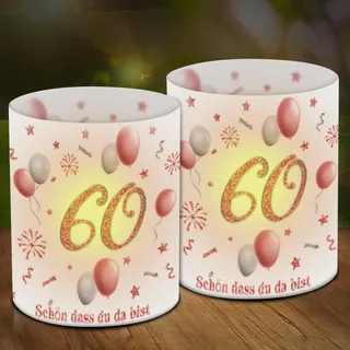 12 Windlicht Tischdeko Geburtstag, Happy Birthday Deko Windlicht Tischdeko Rosegold Geburtstag Tischdekoration Geeignet Für Teelichter Oder Kerzen (60)
