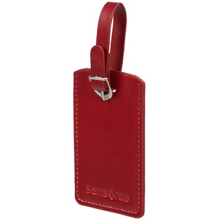 Samsonite Global Travel Accessories, Rechteckiger Gepäckanhänger (2x), 10 cm, Rot