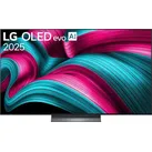 LG OLED evo | 65" (165 cm) mit 4K Ultra HD - 3.840 x 2.160 Pixel | α9 Gen8 4K AI Prozessor mit α9 AI Sound Pro (Virtual 11.1.2 Up-mix) und α9 4K AI Super Upscaling | 2.2-Soundsystem mit 40W | Dolby Vision / HDR10 / HLG | Pixel Dimming | webOS 25 | Single Tuner | 4x HDMI (unterstützt 4K@120Hz, eARC, VRR, ALLM, QMS wie in HDMI 2.1 spezifiziert) | Magic Remote MR25GA
