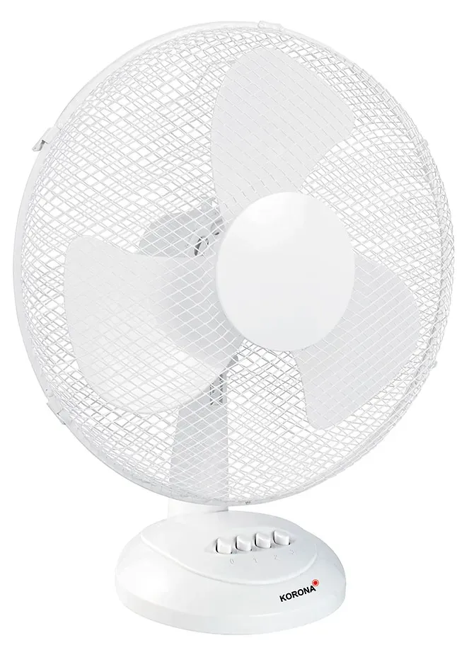 Tischventilator weiß, max. 40 Watt