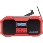 Albrecht Radio DR 112 Outdoor DAB+, Akku, Kurbel, Bluetooth, Stereo, rot/schwarz