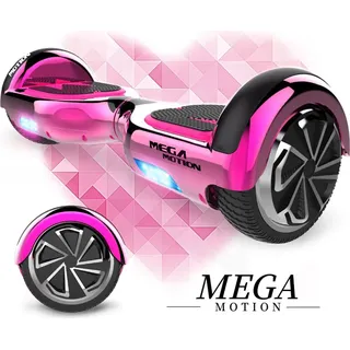 Mega Motion Hoverboards, Hoverboard Kinder, 6,5 Zoll Selbstausgleichendes Zweirad-Hoverboard mit Bluetooth-Lautsprecher-Hoverboards für Kinder im ... - Rosa