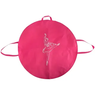 Ballett-Tutu-Tasche, Rock-Organizer für Tanzproben und Aufführungen, tragbarer Kleiderträger mit Schultergurt für Spitzenschuhe, Ballettrock und Zubehör (Rosa)