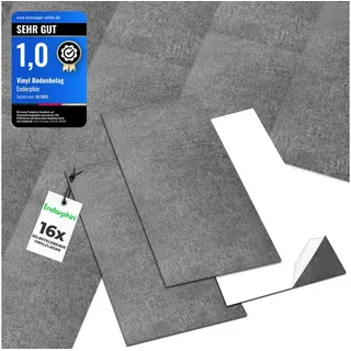 Endorphin Vinylboden selbstklebend in Dunkelgrau 2,97qm