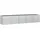 400 x 80 x 77 cm Silber