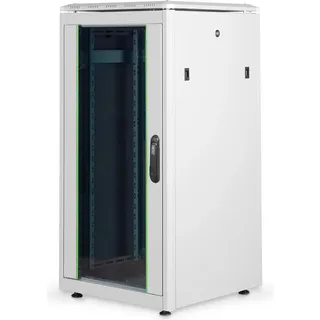 Digitus DN-19 22U-6/6-1 Netzwerkschrank 22 HE, 19 Zoll Rack), Serverschrank, Grau