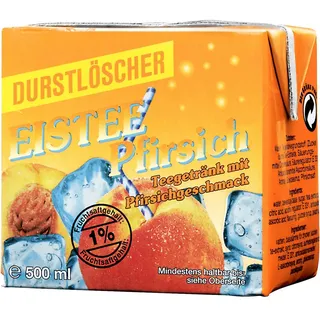 Durstlöscher Eistee Pfirsich 12 x 1,0L 14501
