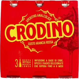 Rosso alkoholfreies Aperitifgetränk 3x175 ml - Crodino