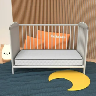 MiaSuite Matratze für Wiege 70x140 Höhe 14 cm - Waterfoam,Hypoallergen, Milbenhemmend | Primavera Baby