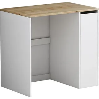 Oskar-Store Viktor, 93.5 x 60 cm Eiche Weiß, Badschrank