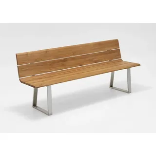 180 x 52 x 89 cm edelstahl/teak geölt