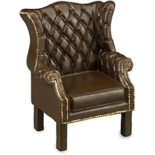 Reutter Porzellan Chippendale Sessel, Miniatur, Weiß, Holz, Wohnzimmer, Entspannen