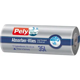 Pely Absorber Vlies Zugbandbeutel klimaneutralisiert 35L 11 Stück