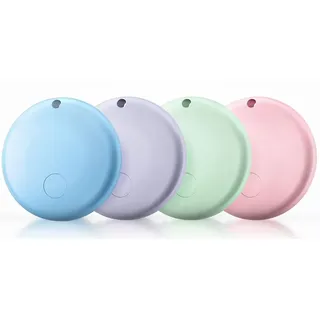 GPS Tracker mit iOS,Find My'' - Schlüsselfinder 4 St Bluetooth-Tracker AirTag Alternative,Alarm für Schlüssel, Gepäck, Rucksack, etc - Rot