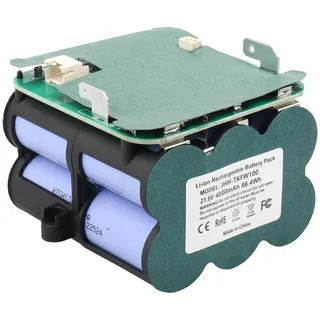 MXJFYY 21,6 V 4000 mAh Lithium-Ionen-Ersatzakku, kompatibel mit Zubehör für kabellose Handstaubsauger Tineco Floor ONE S5 PRO 2/Floor ONE S5 Smart/S5 Steam