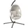 oval Hellgrau 1-Sitzer mit Gestell