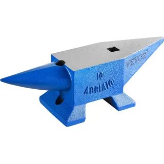 Vevor Schmiede Amboss 10KG Schmiede Zubehör Amboss Werkzeuge geschmiedeter Stahl mit rundem und quadratischem Loch robust