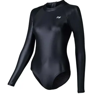 ZONE3 Ows Ti+ Thermal High Neck Langarm-badeanzug - Black - UK 14