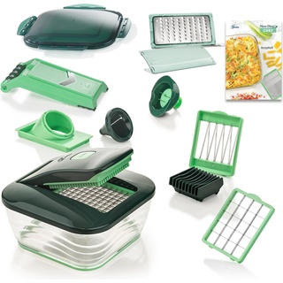 Genius Nicer Dicer Chef 15-tlg. grün