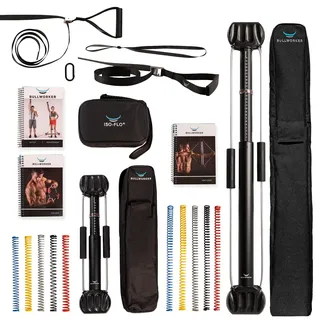Bullworker Power Pack - Cross Training Portable Home Gym for Total Body Fitness (Bow Classic, Steel Bow, ISO-FLO)