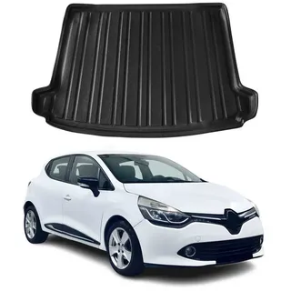 Omac Kofferraumwanne Laderaumwanne kompatibel mit Renault Clio IV Grandtour 2012-2019 hohe kante Gummi