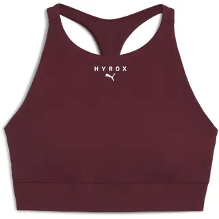 Puma X HYROX Shapeluxe High Neck Damen Sport-bh - Ruby shimmer L