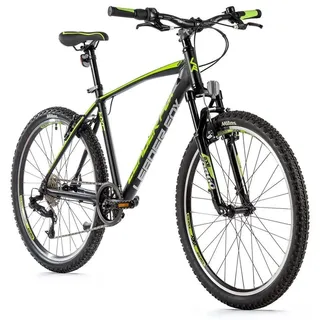 26 Zoll Alu Mountain Bike Fahrrad Leader Fox MXC S-Ride 8 Gang Schwarz Grün Rh46