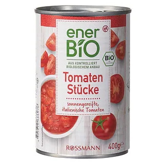 ROSSMANN enerBiO Bio Tomatenstücke 400,0 g