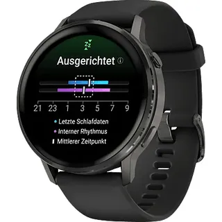 45 mm Schwarz/Schiefergrau Silikon Armband Grau