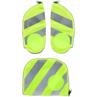 ergobag Fluo-Zip Set mit Reflektorstreifen Gelb