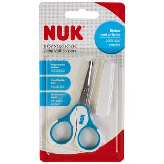 NUK Baby Nagelschere, sicher und präzise, blau, 1 Stück