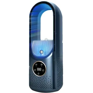 Tragbare Klimaanlage, USB-betriebener Kühlventilator mit 6 Windgeschwindigkeiten, 6-Stunden-Timer, schnelle Befeuchtung für Zuhause, Schlafzimmer, Büro, ideale Wahl