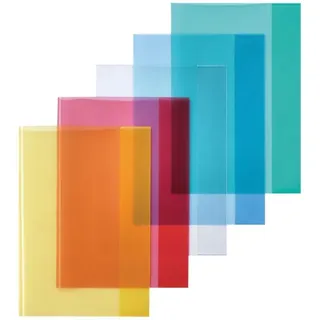Herlitz Heftschoner DIN A4, PP, transparent-rot