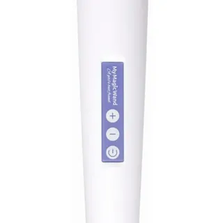 My Magic Wand Massagestab Vibrator mit Netzanschluss - Massage gerät für Muskeln und Intimbereich - Massage Zubehör für Männer und Frauen – Lila