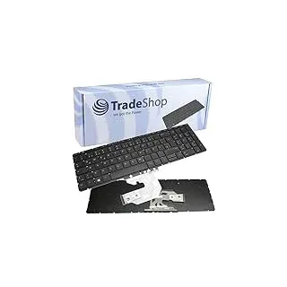 Original Laptop Notebook Tastatur Keyboard Deutsch QWERTZ für HP ProBook 450 G6, 455 G6, 450R G6, 450 G7, 455 G7, 450R G7 - Schwarz, ohne Rahmen