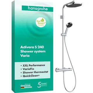 Hansgrohe Activera S Duschsystem 240 1 Strahlart EcoSmart+ 28083000