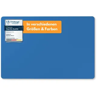 Flickly® Selbstklebende Reparatur Flicken | LKW, Anhänger, Zelt, Markisen, Camping, Sonnenschirme, Pool | in vielen Farben erhältlich | 30cm x 20cm | (RAL5012) Lichtblau