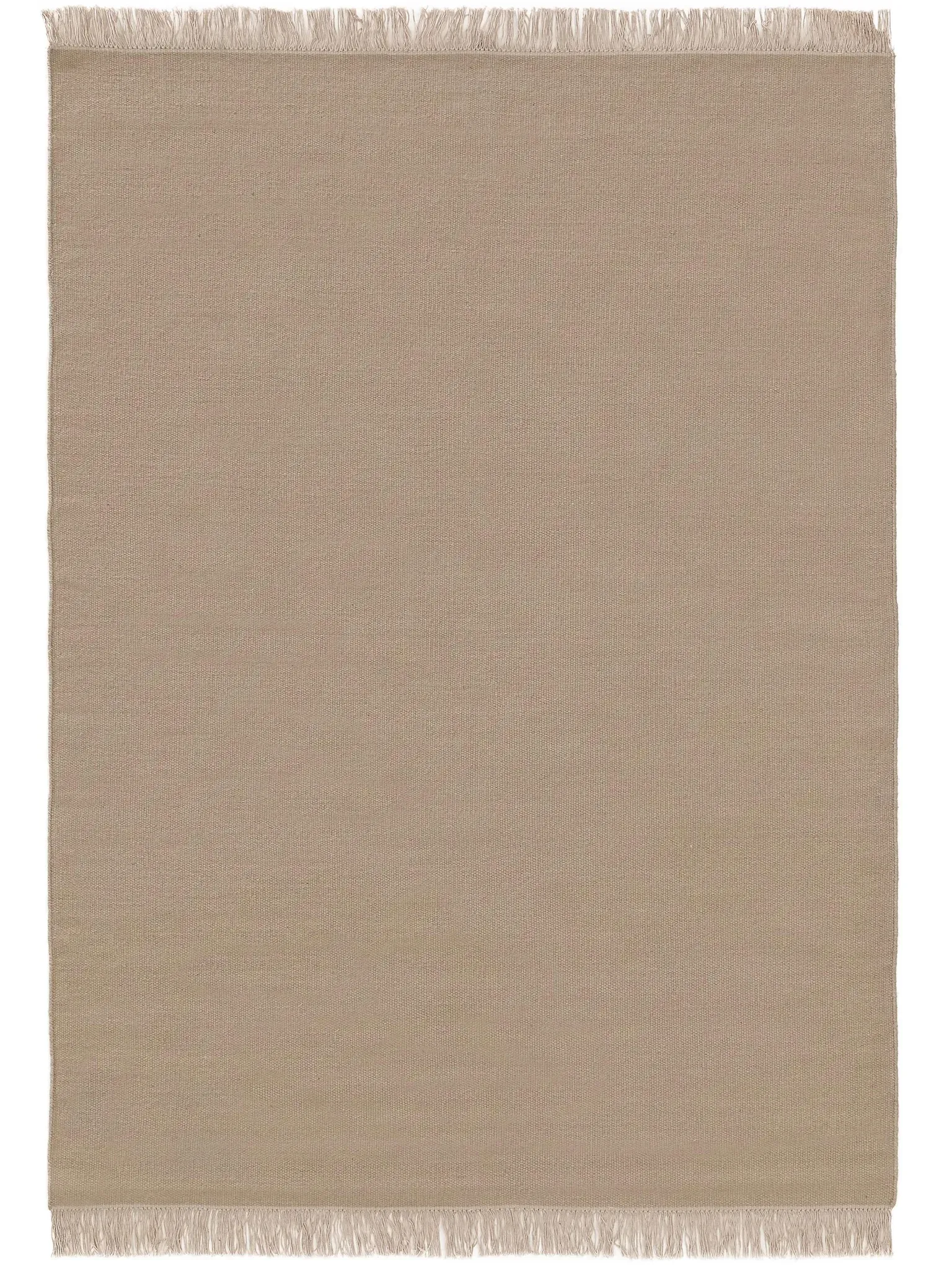 benuta Pop Wollteppich Liv Beige 140x200 cm - Naturfaserteppich aus Wolle