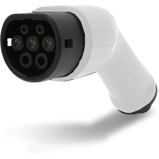 sjlerst 32A AC 250V ev Ladeadapter Kit Typ2 Stecker IP54 Schutz CE TÜV IEC für Energiefahrzeuge (Weiss)