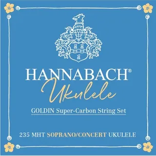 Hannabach Ukulele-Saiten Sopran/Concert, Goldin, Satz 235MHT