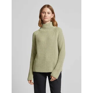 Strickpullover mit Stehkragen Modell 'ARWEN', Lind, L