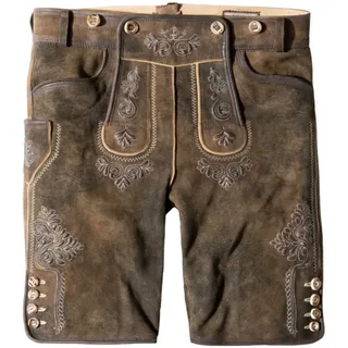 Stockerpoint Herren Beppo4 Trachtenlederhose, bison gespeckt, 56