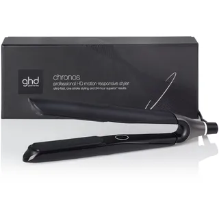 ghd chronos Glätteisen & Styler: Fortschrittlichster smarter Styler, für alle Haartypen, 26mm Platten, 3x schnelleres Styling, mehr Glanz, keine extremen Hitzeschäden; Schwarz