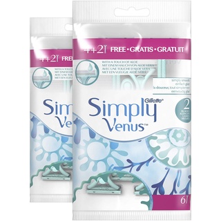 Gillette Simply Venus 2 Einwegrasierer 6 St.