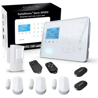 Safe2Home Safe2Home® SP210 – WIFI / GSM / SMS Alarmierung Alarmanlage weiß