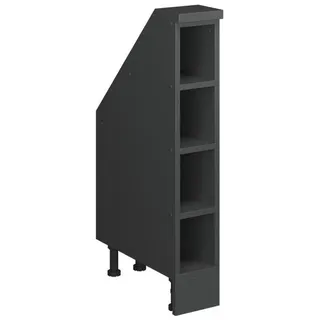 Vicco Dachschrägenschrank Rion 15 x 46 x 83,8 cm Anthrazit