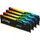 DDR5 5200MT/s RGB 128GB Kit (4x32GB) CL40 Schwarz KF552C40BBAK4-128